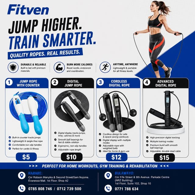 Jump ropes range