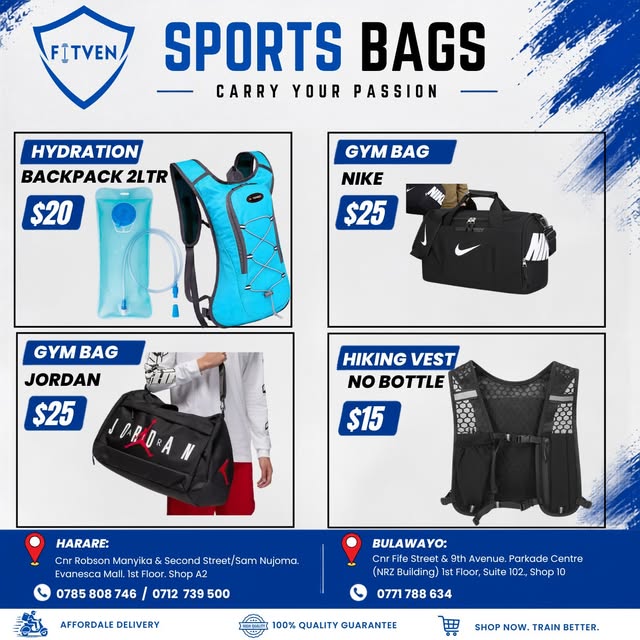 Sports bags range