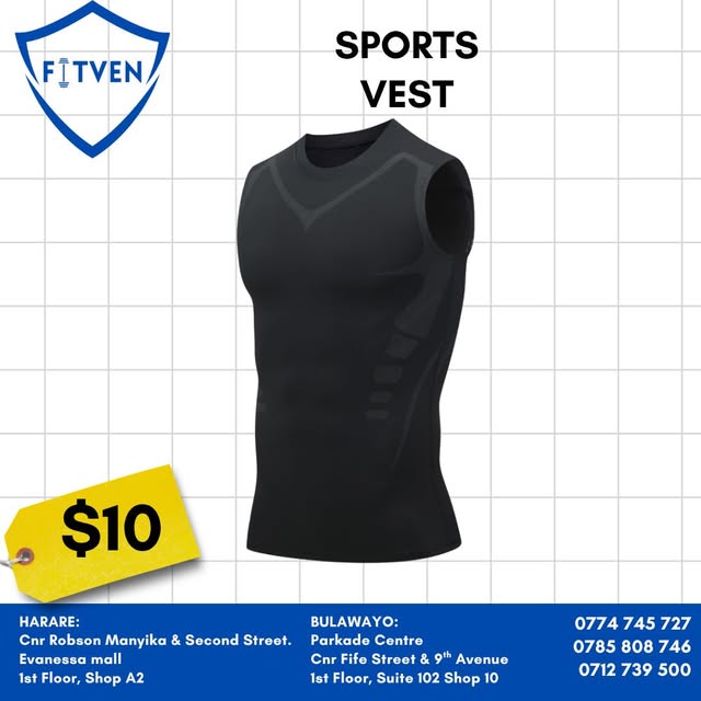 Compression sports vest